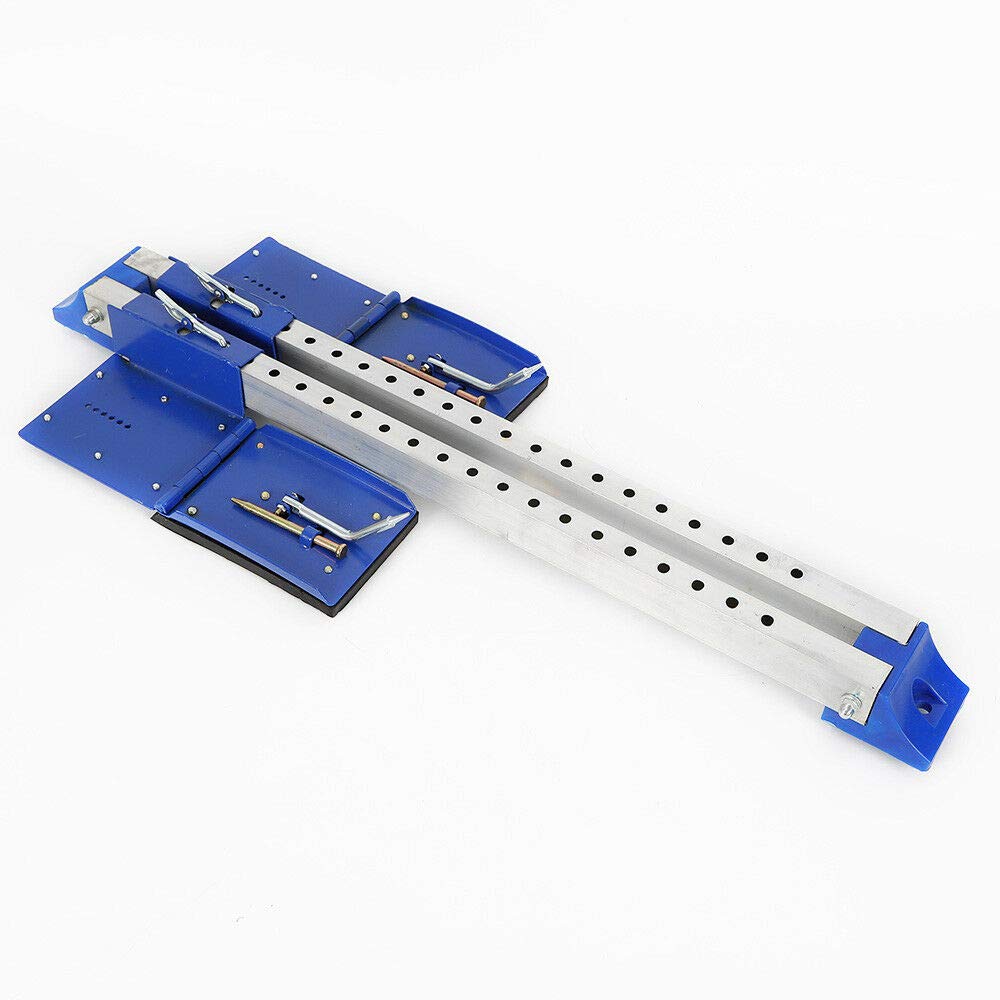 Starting Block,Athletics Scholastic Track Starting Block 6 Adjustable Starting Block Sprinter Pedals 21 Gears Fixed Nails Multi-Function Starting Block for Plastic Runway Cinder Track(Blue)
