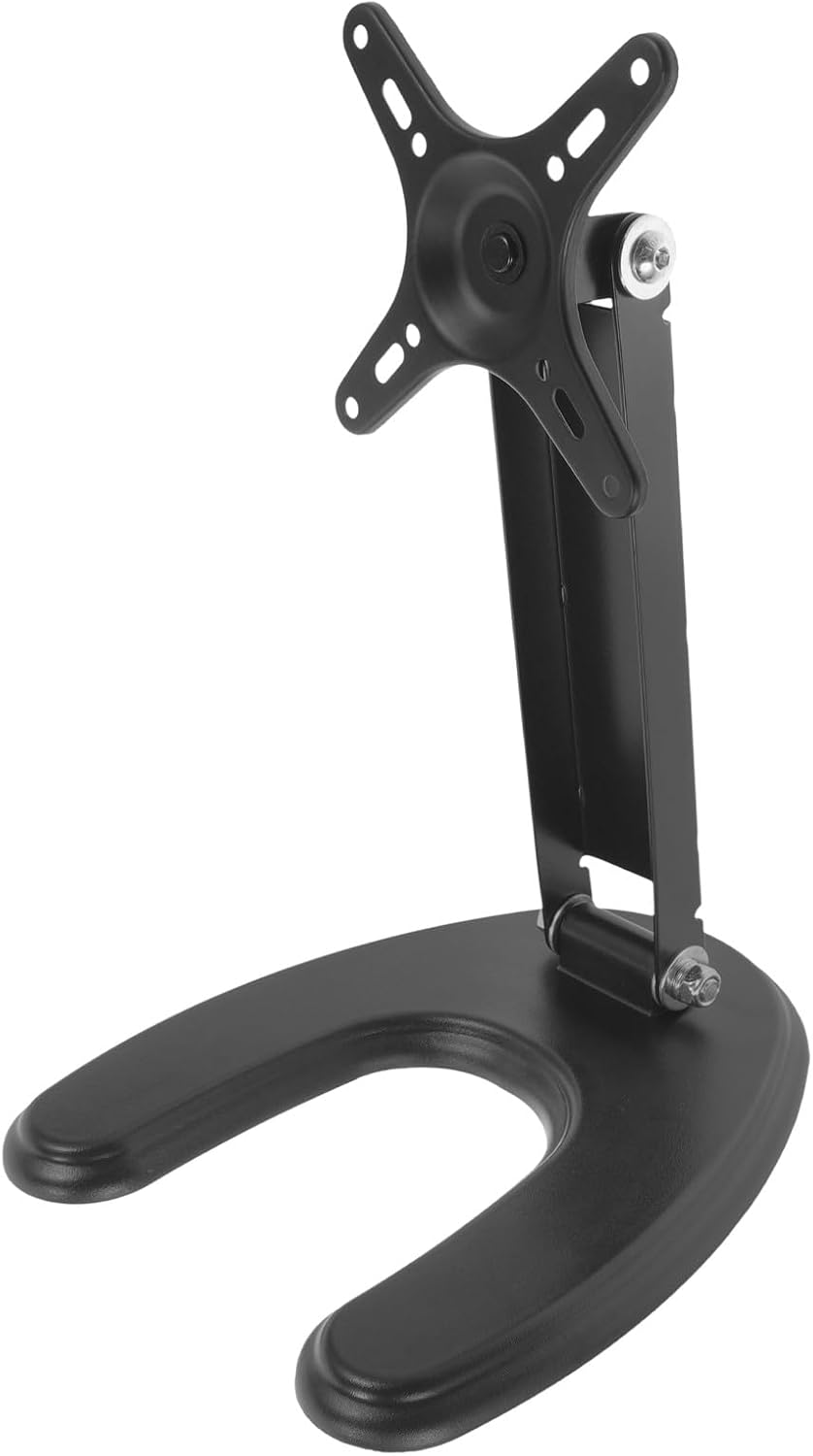 WESIEVYA 14-27 Inch Universal Tv Stand Base for LCD Tv Tabletop Support Bracket with Plastic Panel No Drill Required