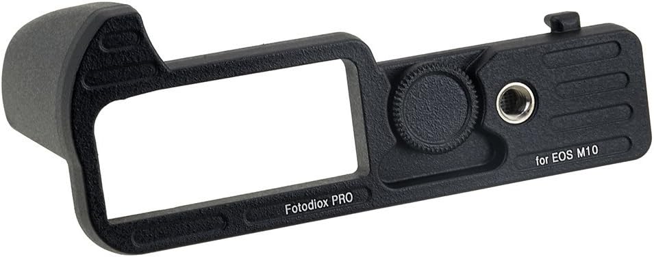 M10 Fotodiox Pro, All Metal Black Camera Hand Grip for Canon EOS Mirrorless Digital Camera with Battery Access