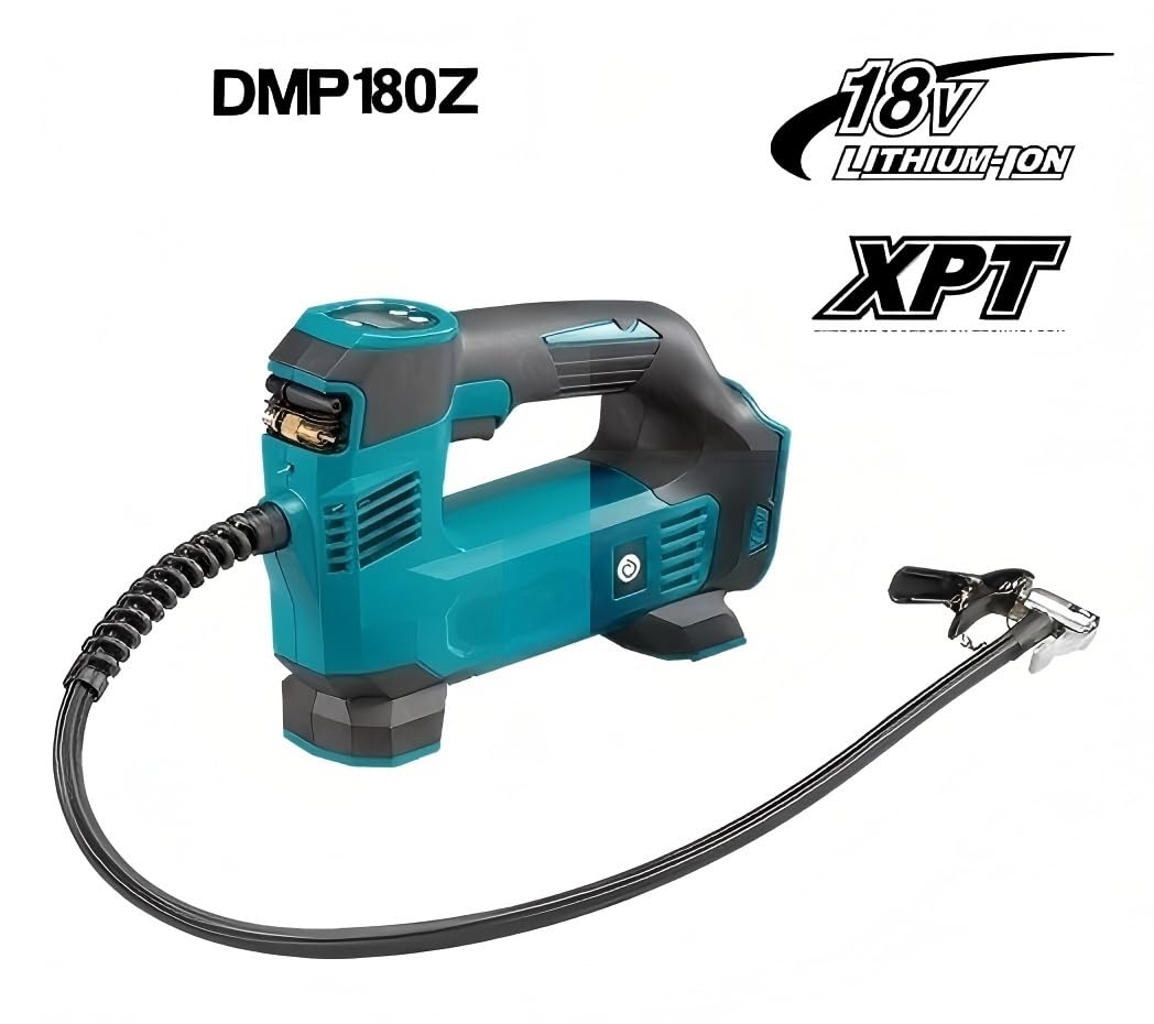 Teal DMP180ZX 18V LXT Lithium-Ion Cordless Inflator, Battery Powered, Tool Only (Batteries and Charger Not Included), Replacement for Makita DMP180ZX