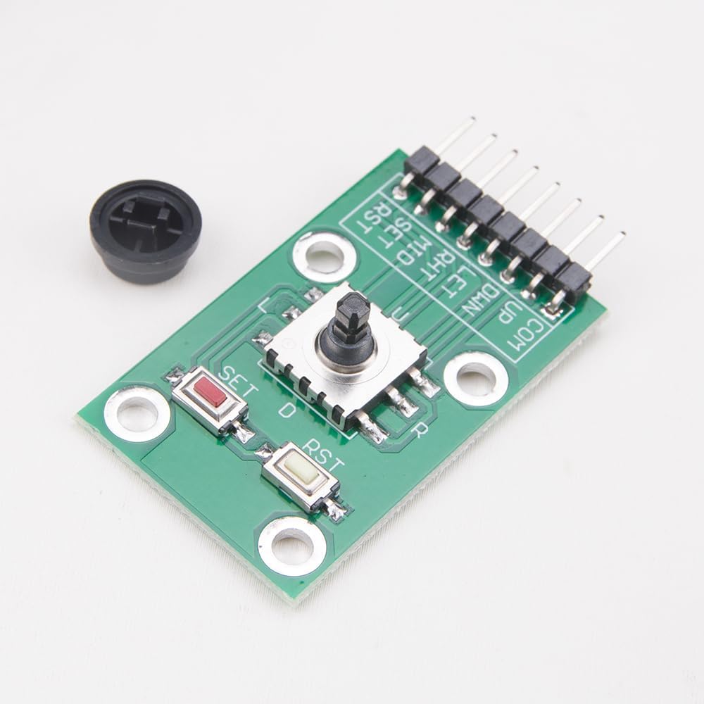 KOOBOOK 5Pcs 5-Channel 5D Five Direction Navigation Button Module Rocker Joystick Independent Keyboard for Arduino MCU