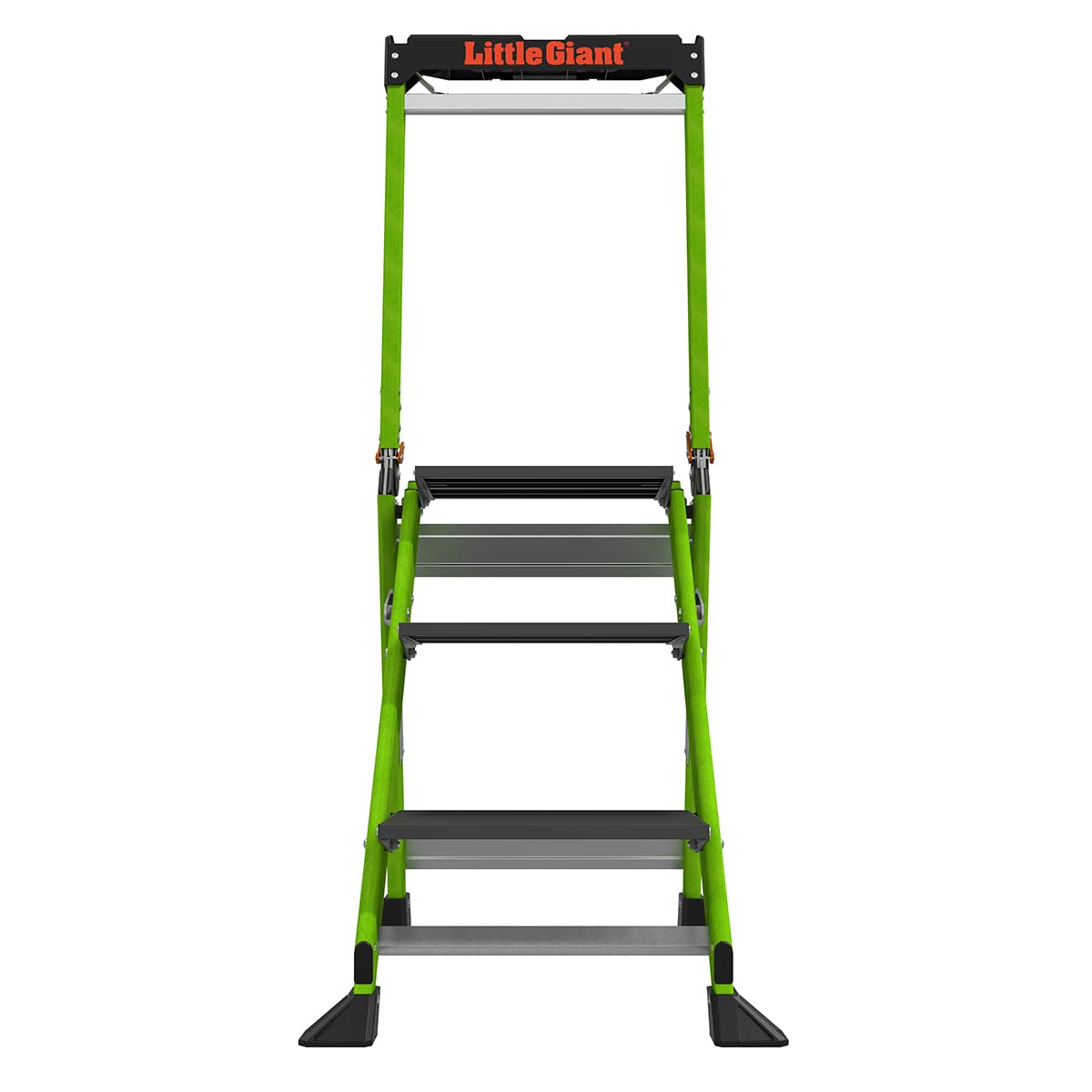 Little Giant Ladders Jumbo 3-Step FG, Hi-viz Green, 11933