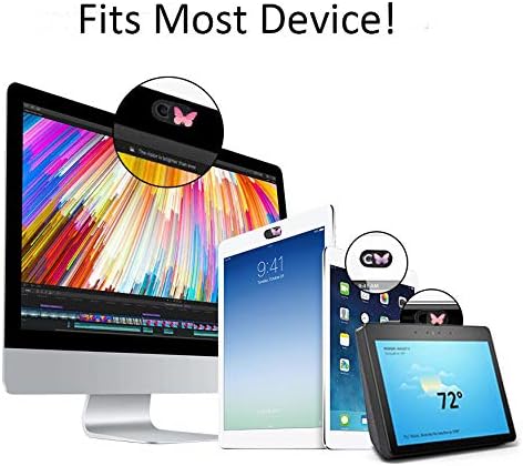 3 Pack Laptop Camera Cover Slide Ultra Thin Slide Laptop Camera Cover for Echo Show, Smartphone, Computer, Tablet