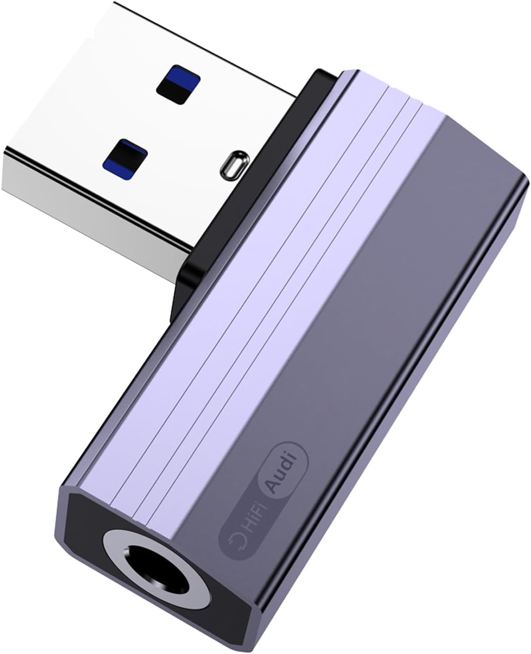 Liaoan 3.5mm 3.5mm PS4/PS5/headphones/Mac/Linux/laptops/desktops/docking USB to Jack Audio Adapter, USB-A to Female