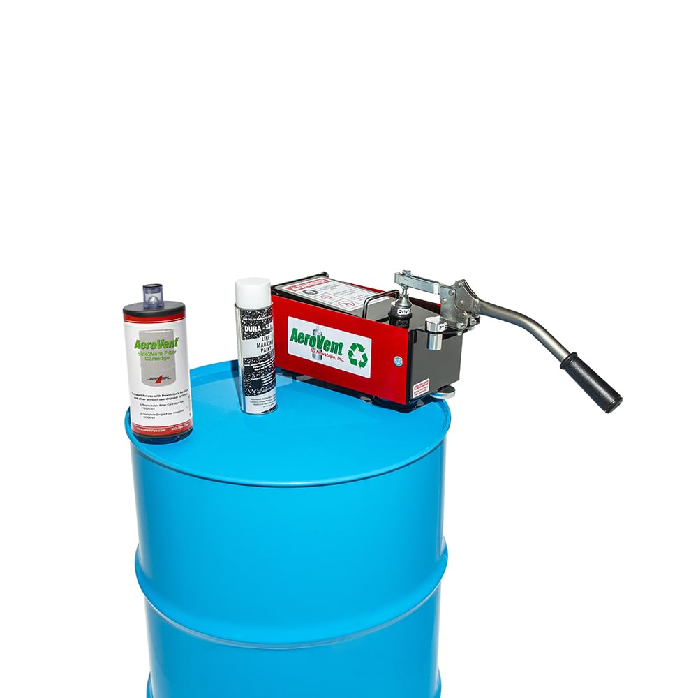 AeroVent Standard Aerosol Can Disposal System (Part #10004840) | Quickly Puncture & Drain Cans Up to 9.75" Length & 2-3" Diameter | Compliant in 50 States | Heavy-Duty Industrial Grade | Made in USA