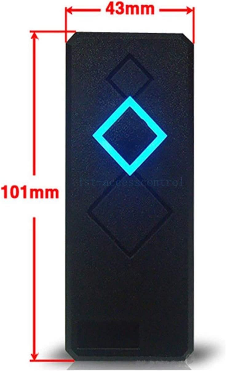 MENGQI-CONTROL 4 Door Access Control System 600lbs Magnetic Lock Access Control Panel 110V Power Supply Box RFID Reader NoTouch Exit Button Enroll USB Reader Card Key Fob Phone APP Remotely Open Lock
