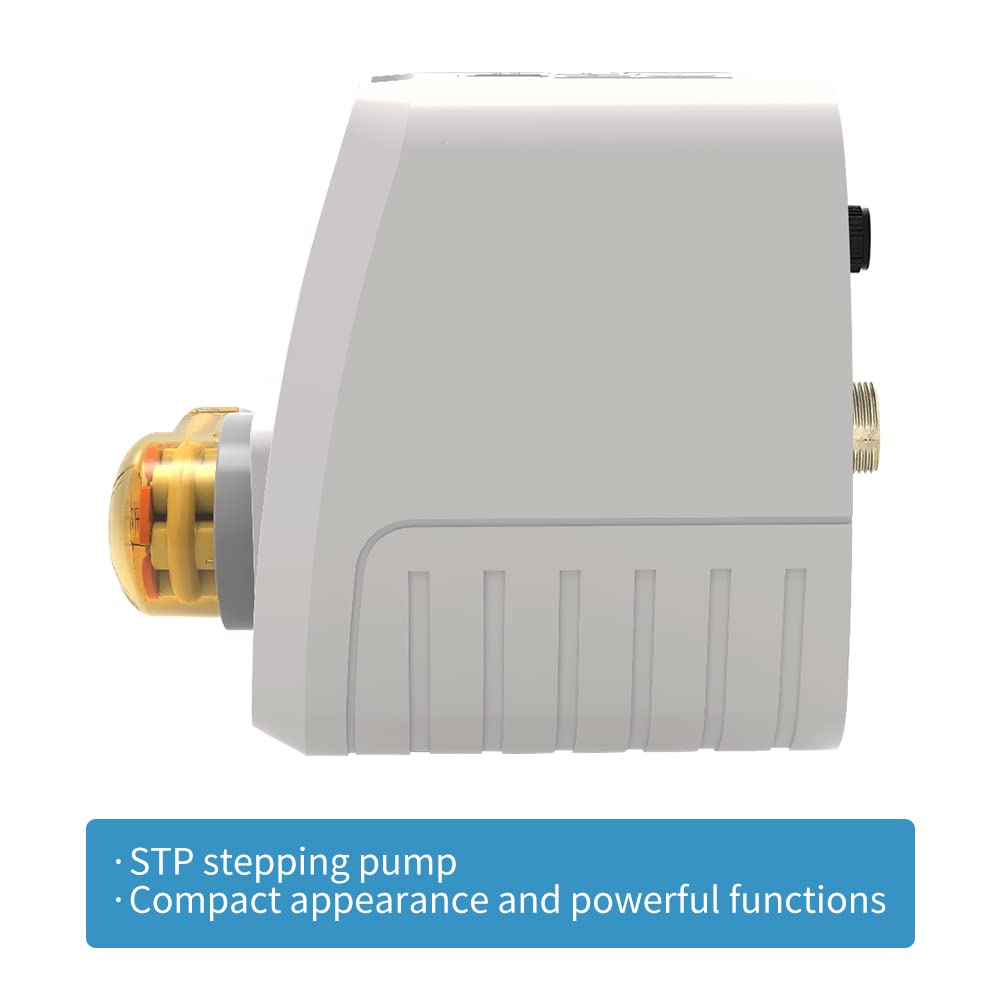 Kamoer M1-STP Intelligent Peristaltic Pump 24V Stepper Motor Adjustable Programmable Low Flow Liquid Dosing Pump with Control for Laboratory Aquarium 0-88ml/min