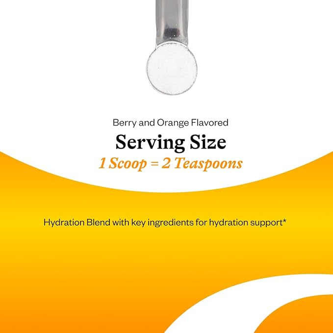 Seeking Health Optimal Electrolyte Powder, Orange Flavor, Healthy Energy and Endurance Support, Promotes Hydration and Healthy Muscles, Vegan and Vegetarian (30 Servings)*