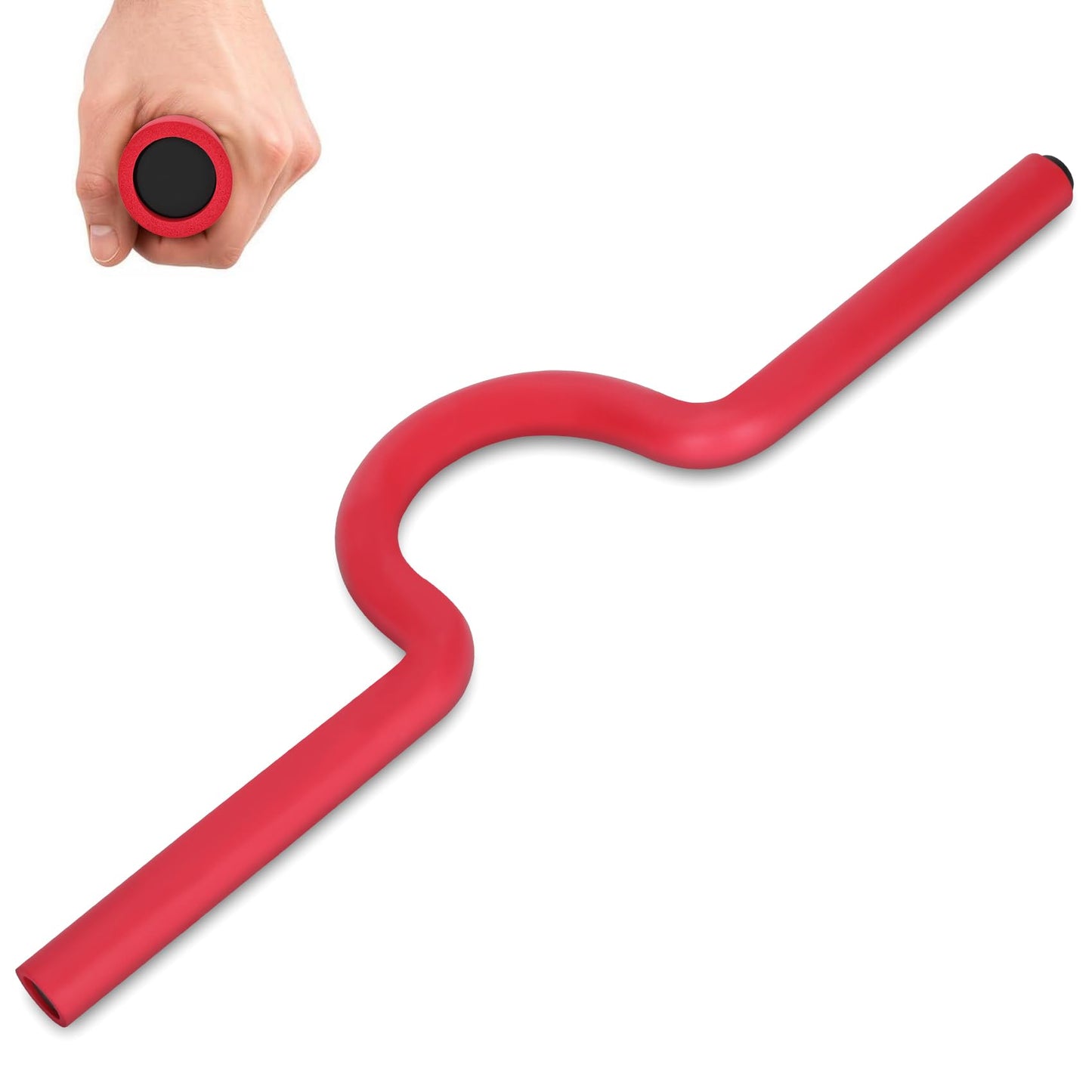 Gymnastics Open Shoulder Trainer for Kids & Teens, Open Shoulder Trainer Model OST-826, 8 x 26 x 2 in Padded Shoulder Alignment Training Aid for Tumbling, Cheerleading, Handstands & Bar Skills，Red