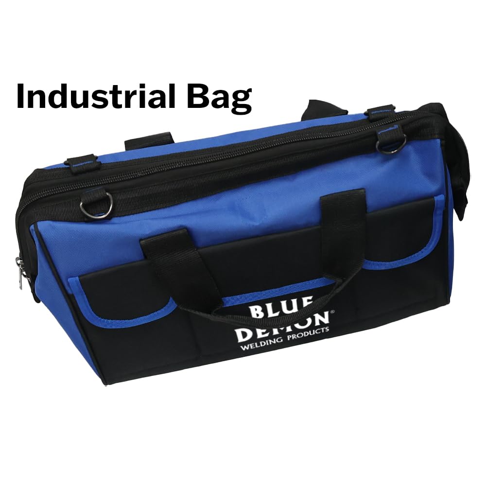 Blue Demon Welding School Kit, Essential PPE and Tools to Get You Started Welding, Comes with a Spartan 2.0 Auto Darkening Helmet, Gamechanger Heavy D’s Gloves (Large)