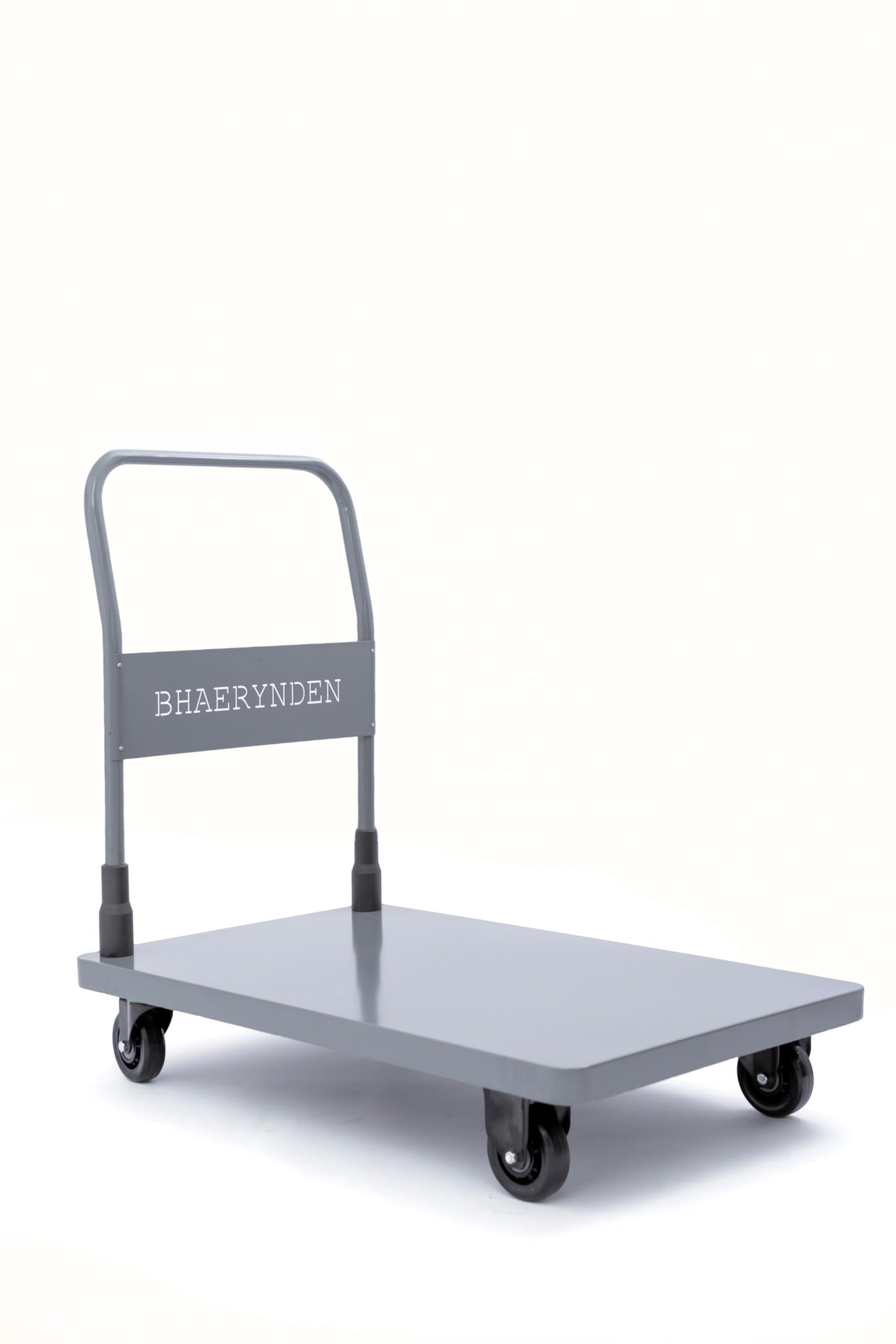 Bhaerynden Folding Platform Hand Truck, 660 lb Push Cart Dolly with Quiet Wheels, 35.0 x 21.7 in, Graphite Grey
