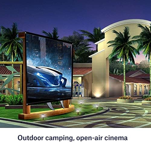 Eboxer 60 Inch, 4:3, Projector Screen, Foldable, Double Sided, for Home Theater Indoor Outdoor, Wall Mount or Frame
