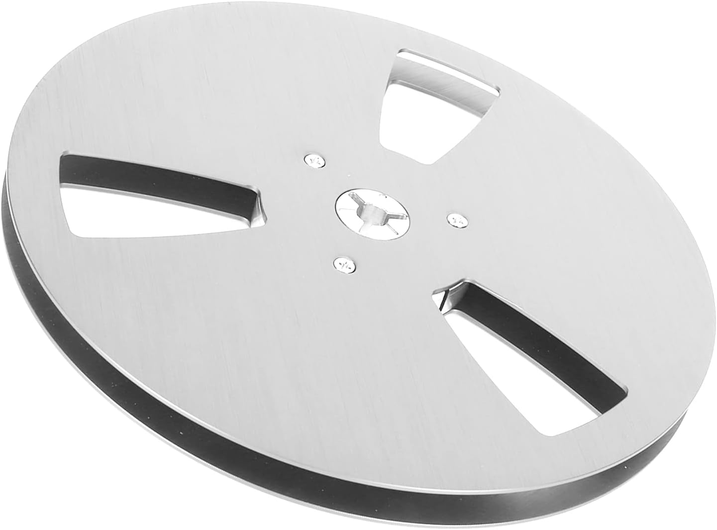 1/4 7 Inch Empty Tape Reel, Open Reel Audio Aluminum Alloy Takeup Reel for TEAC, Universal Open Reel Sound Tape Empty
