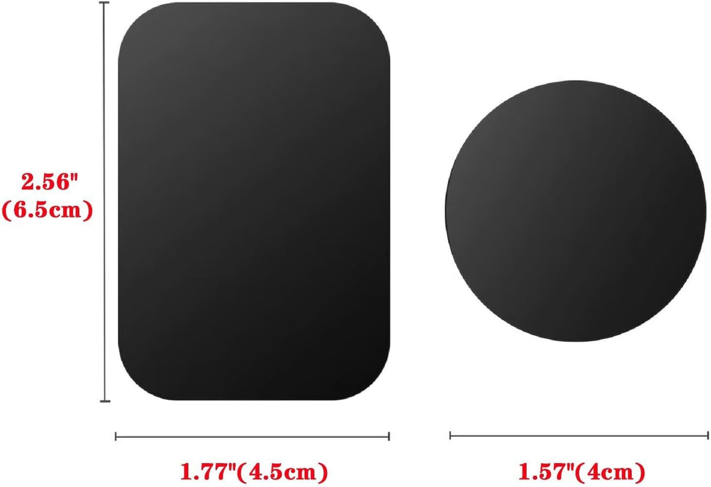 Adhesive Thin Metal Plates(Compatible with Magnetic Mounts)