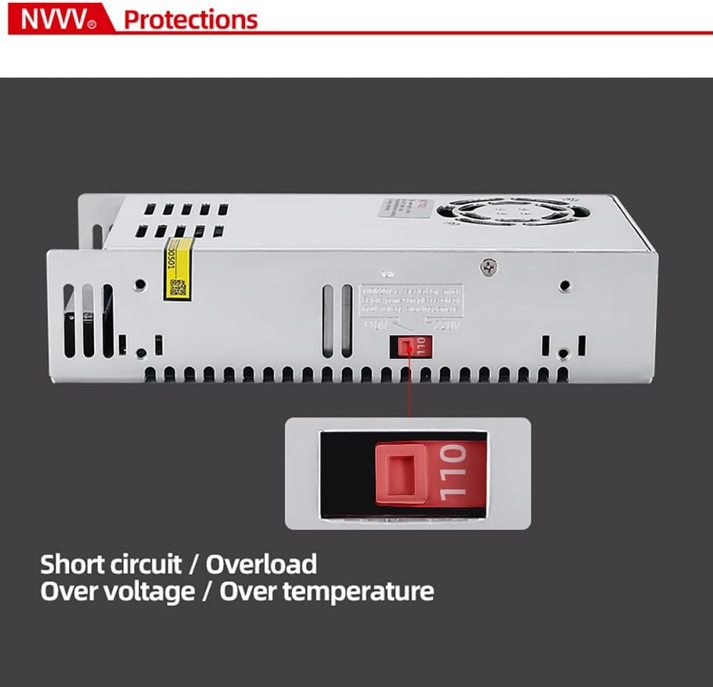 12V 30A 360W 110V/220V 12V DC Power Supply Universal Regulated Switching Converter AC to DC Transformer - for LED Strip