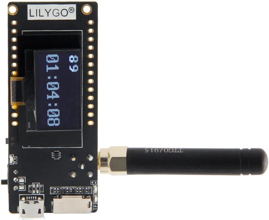 LILYGO LoRa32 915Mhz ESP32 0.96 Inch Paxcounter Development Board OLED SD Card BLE WiFi TTGO Module