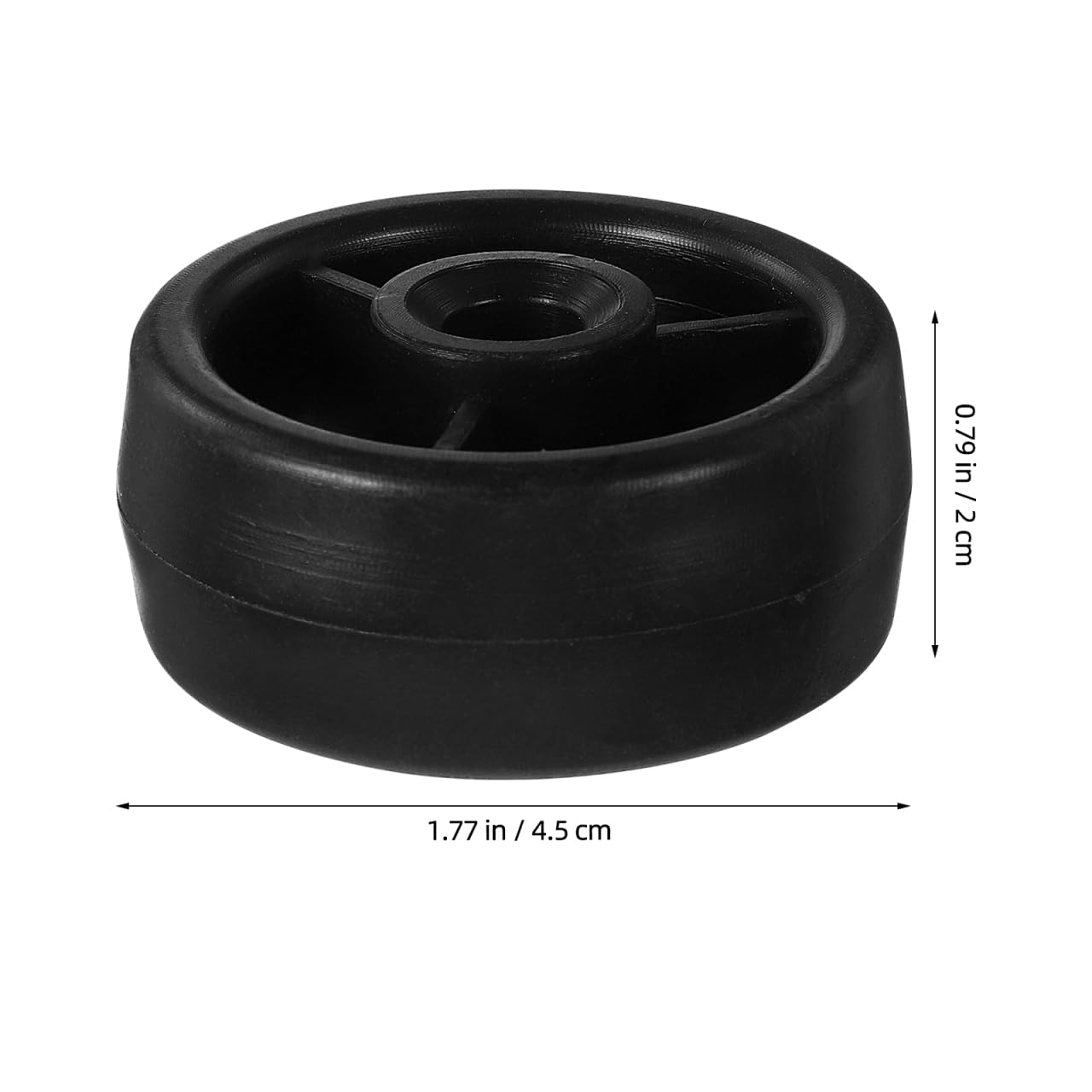 LIFKOME 4Pcs Fitness Equipment Roller Wheels 1.77In Universal Caster Wheels for Treadmill Replacement Parts and Exercise Bike Mobility Accessories for Home Gym