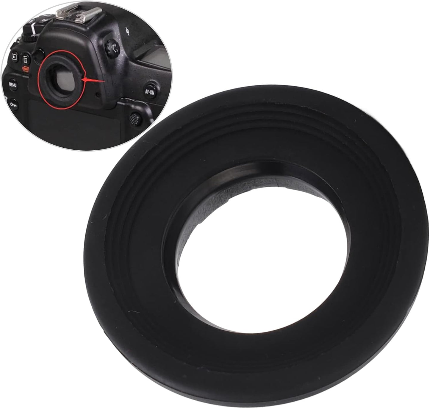 Rubber ViewFinder Eyecup, Easy Installation, Highend Compatibility, Scratch and Wear Protection, Ambient Light