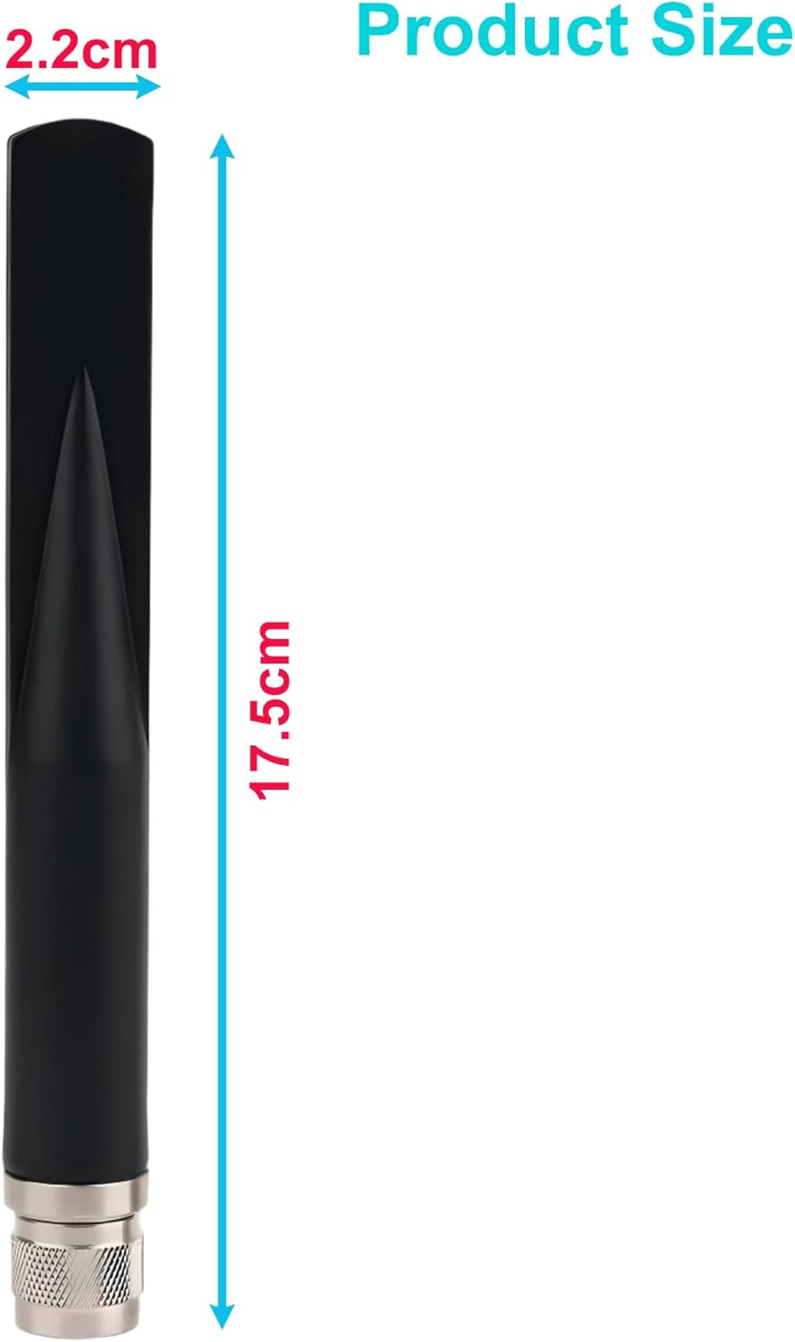 XWWXGG 915MHz 5dBi 915MHz (1pack) Lora Antenna Gain Omni with N Male Connector for Meshtastic Lora HaLow