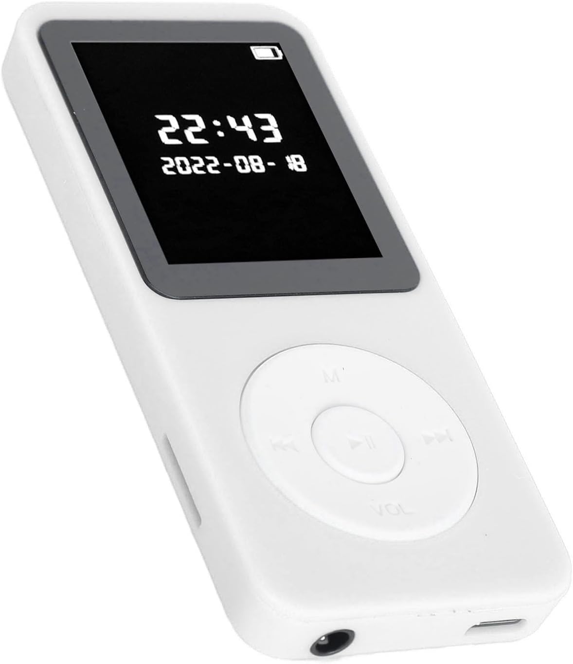Zopsc MP3 1.77in 5.0 MP3 Player, LCD Screen Portable Music Player Built in Speaker, Bluetooth HiFi Player with FM Radio