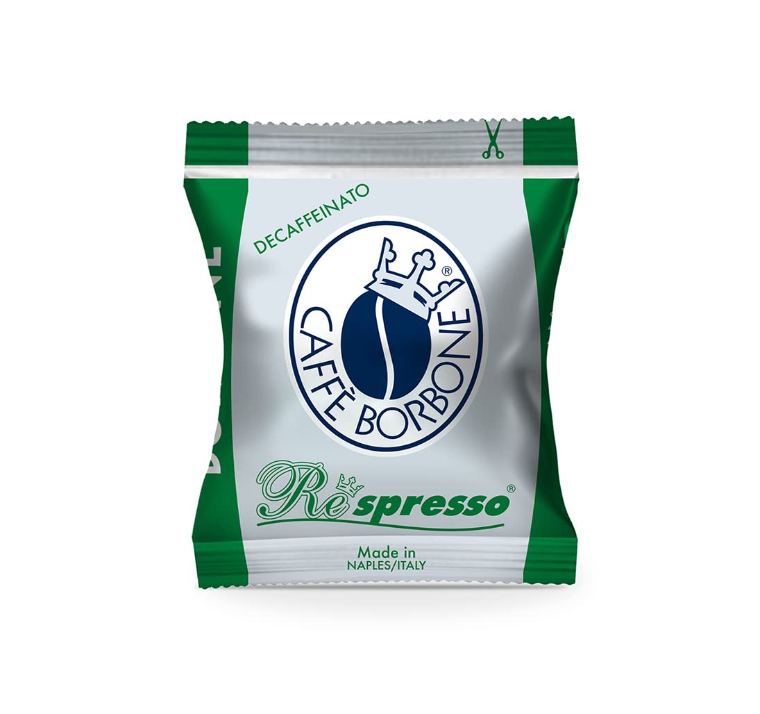 Caffè Borbone Miscela DEK Decaf Espresso Pods Compatible with Nespresso Original Machines, Dark Roast Decaf, 50 Count Espresso Coffee Pods