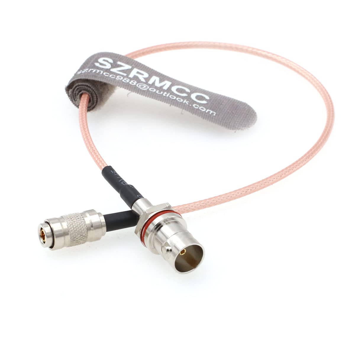 SZRMCC DIN1.0/2.3 RG179 75ohm 4K (1m/3.2ft) Male to BNC Female HD SDI Coaxial Cable for Video Camera Monitor Recorders