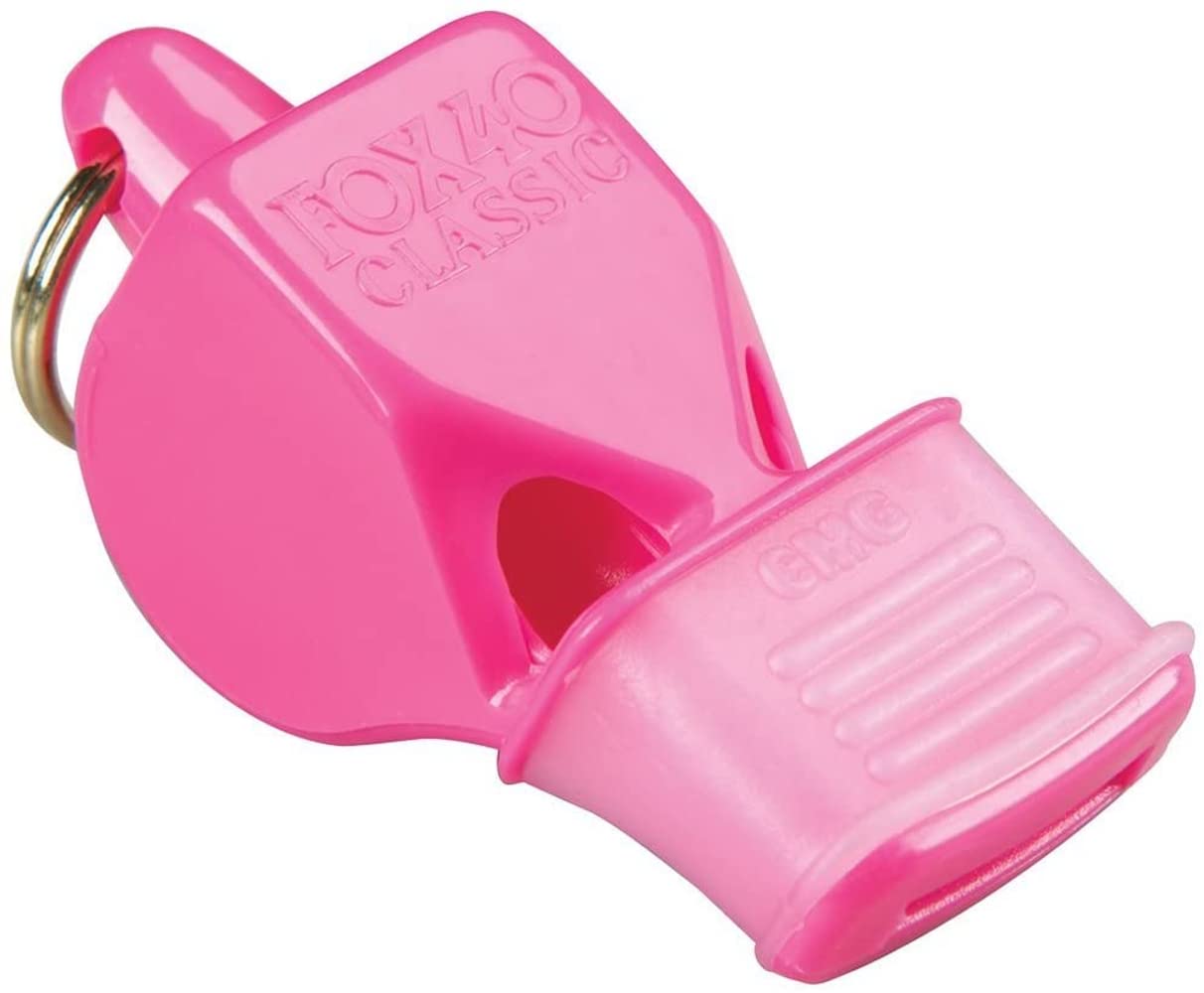 Fox 40 Classic CMG Whistle with Lanyard Referee-Coach, Safety Alert-Pink