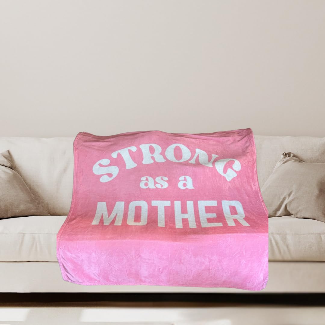 Christian Gift Bible Verse Inspirational Blanket "The Lord is my STRENGTH" for Women: Get-Well, Surgery or Hospital Gift - Cozy, Lightweight, Breathable, Washing Machine & Dryer Friendly, No Shedding