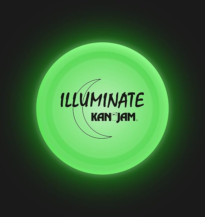 Kan Jam Ultimate Disc Golf Frisbee - Official Size Disc Golf Disc with Light Up Frisbee Options for Outdoor Games