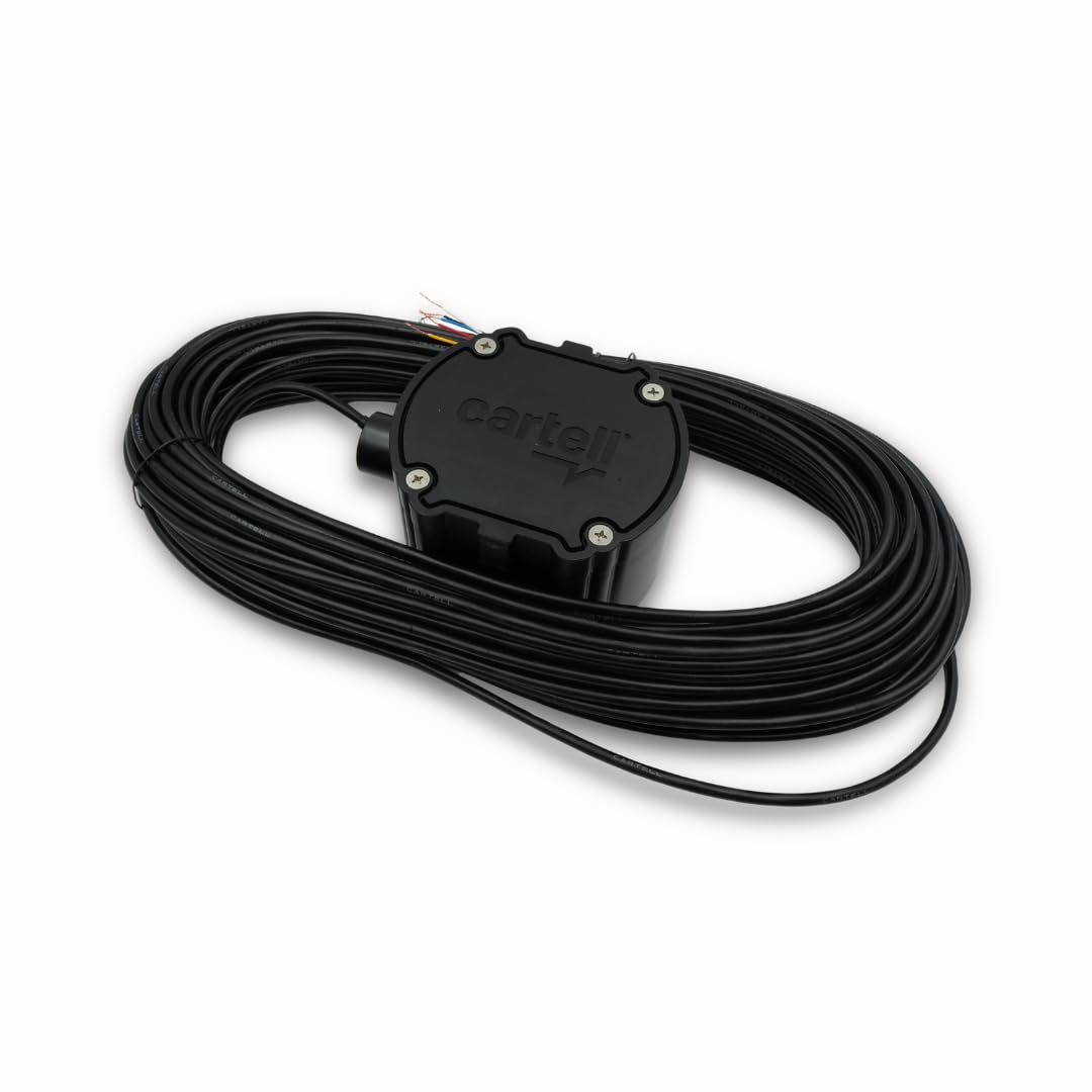 Cartell CP-4 Smart Driveway Free Exit Wand Sensor System with 100' Foot Cable for Gate Openers