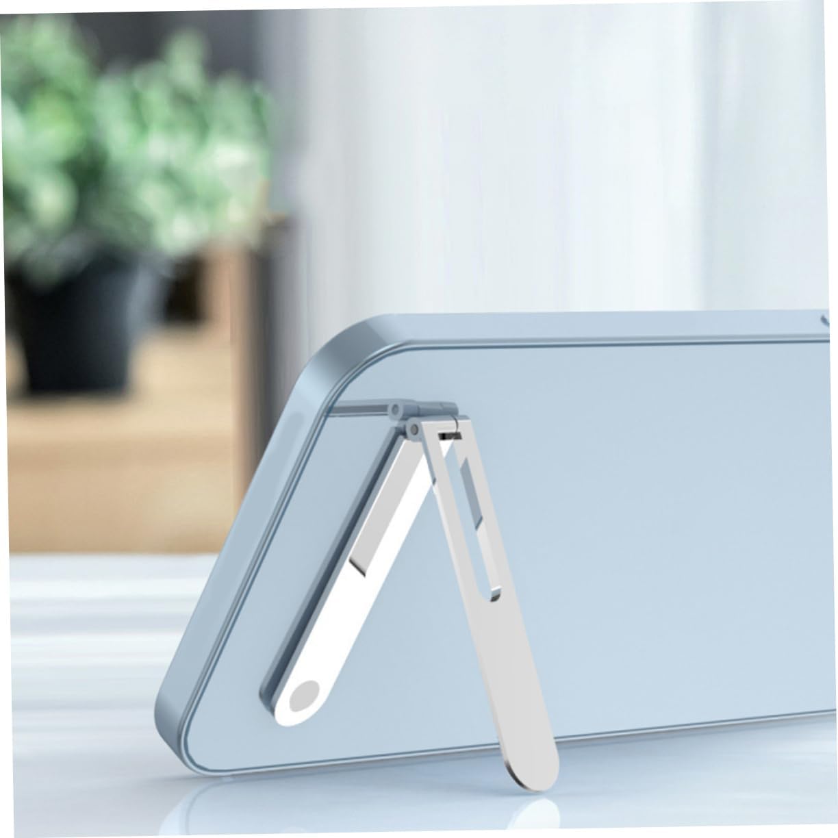 BRIGHTFUFU Portable Smartphone Stand Zinc Alloy Phone Back Rack Multi-Function Cell Phone Stand for Tv Shows