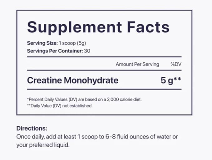 Beam Creatine Powder, Third Party Tested, Micronized Creatine Monohydrate Supplement, Creatine for Women and Men, Muscle Strength, Workout Recovery, Lean Muscle, 60 Servings, Unflavored
