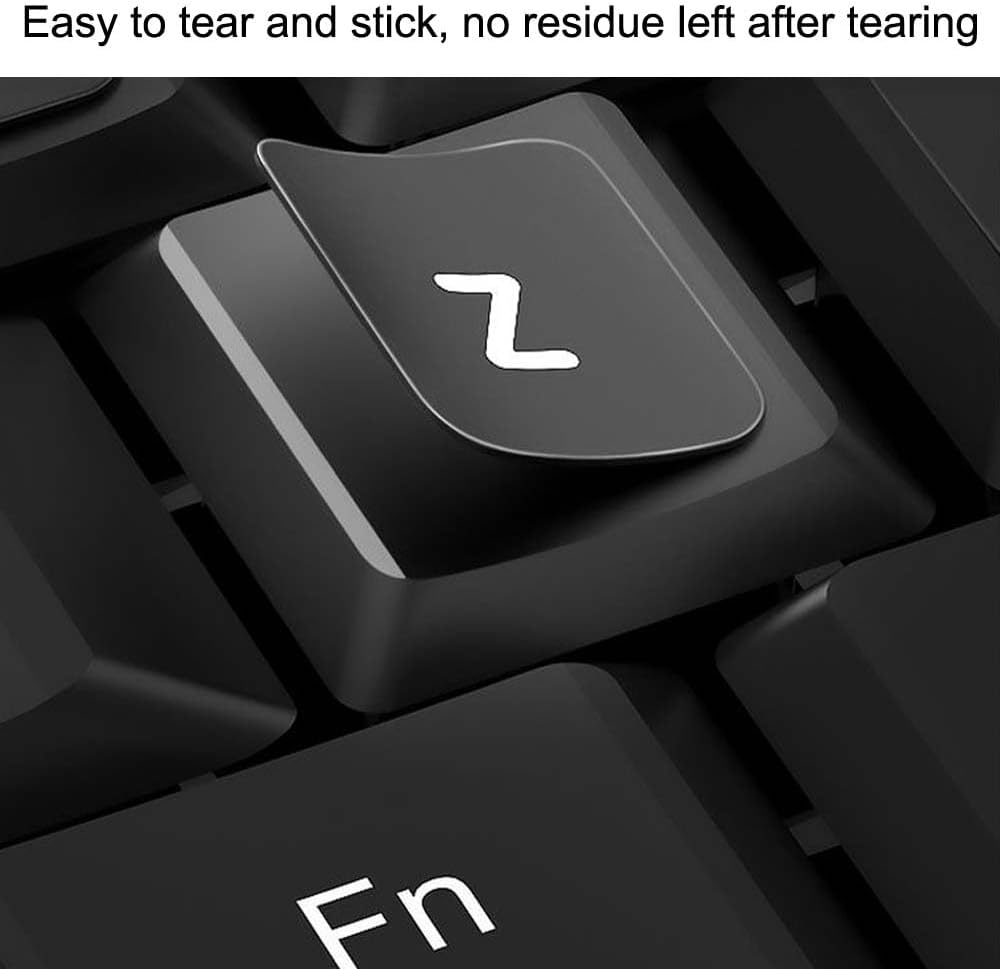 ANRACHEL Desktop(3PCS,English) Replacement English Keyboard Letter Stickers, Universal English Keyboard Stickers