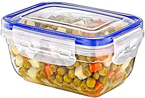 Superio Airtight Food Storage Containers - Leak Proof Meal Prep Set of 3 | BPA-Free, Microwave & Freezer Safe