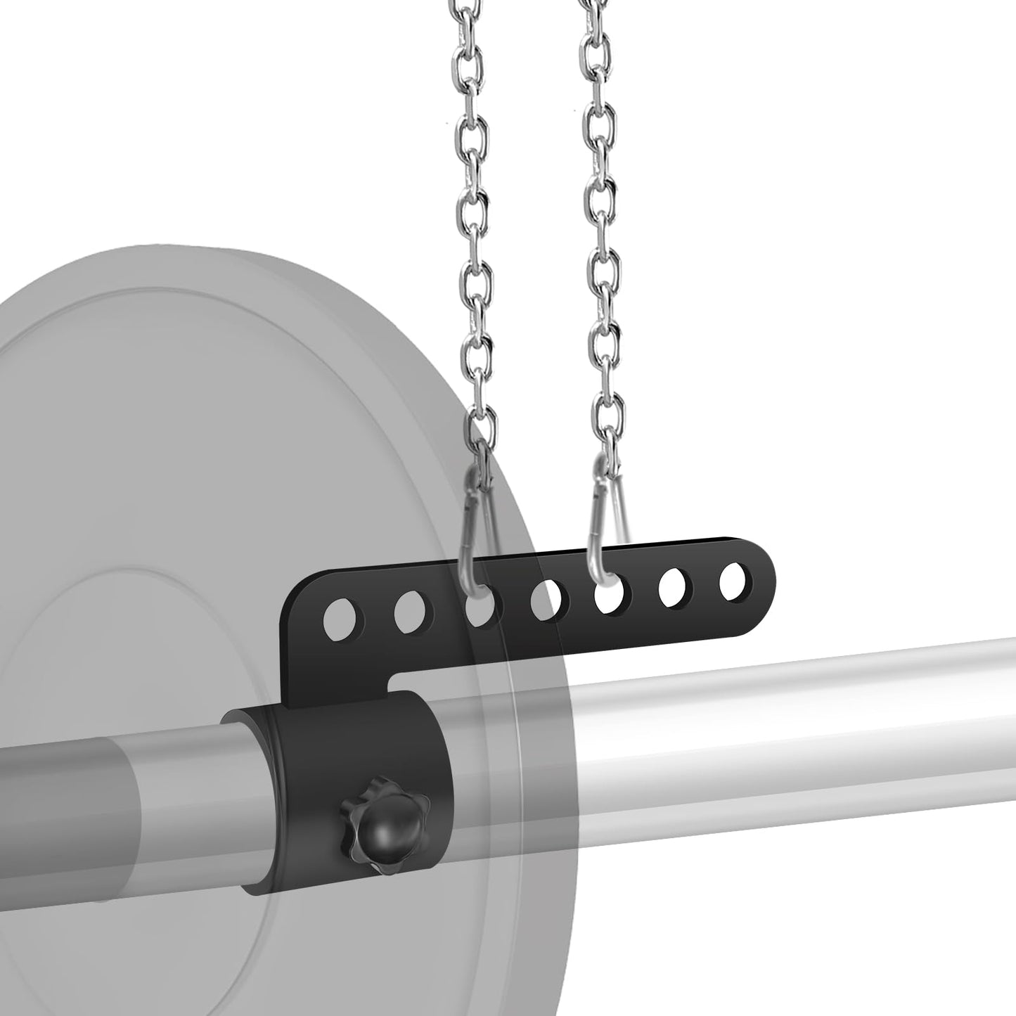 OMMUU Belt Squat Bar Machine Attachment for 2 inch Olympic Barbell Bar,Landmine D-Handle Cable T Bar Row Attachment for Squat Rack Home Gym Workout