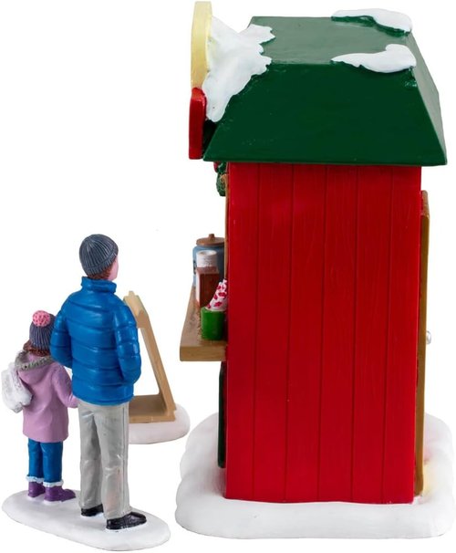 Lemax Cocoa Corner - Charming Set of 3 Decorative Figurines for Holiday Decor