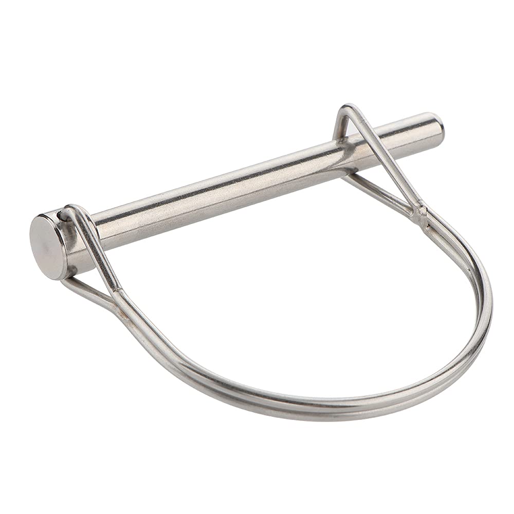 2 Pcs Extended Pto Pin, Safety Coupler Pin 1/4" x 2-3/4"(6.3mm x 70mm), Full Marine Grade 316 Stainless Steel Heavy Duty Shaft Locking Pin