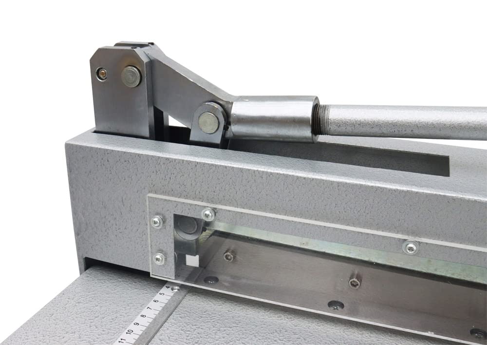PreAsion Manual Guillotine Metal Shear Hand Plate Shear Heavy Duty Metal Steel Aluminum Copper Sheet Cutter PCB Board Polymer Plate Cutting Machine