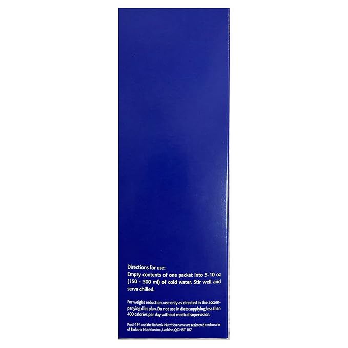 PROTIFIT - High Protein Liquid Fruit Drink Concentrate Mix, 15g Protein, Fat Free, Low Carb, Low Calorie, Ideal Protein Compatible, 7 Servings Per Box (Blue Raspberry)