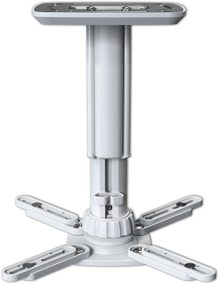 Jomard Universal Projector Ceiling Mount, Adjustable Height Extendable Arms, Ceiling Projector Mount for Home