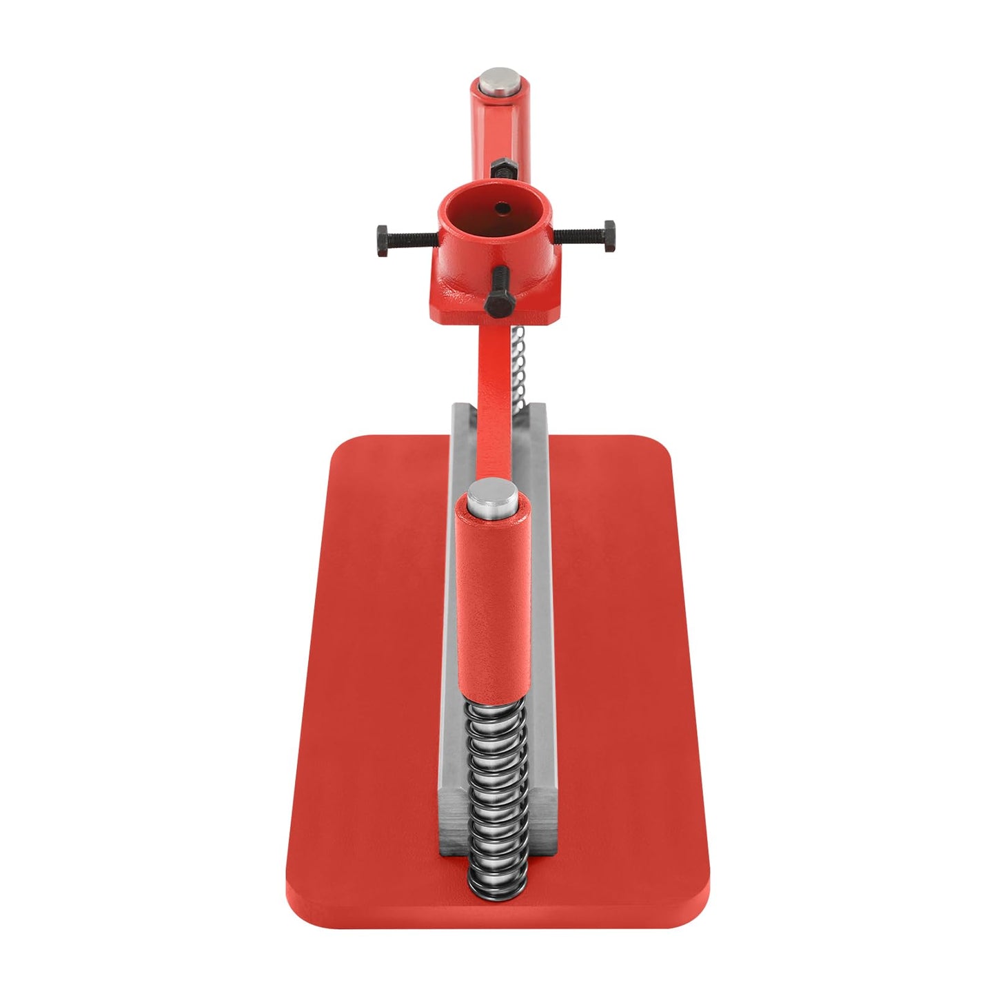BOPRCSH 12inch Press Brake Attachment, Hydraulic Shop Presses Bending Brake Metal Bending Machine, Heavy Duty Metal Bending Tool for 12 or 20-Ton Hydraulic Workshop Presses (Red)