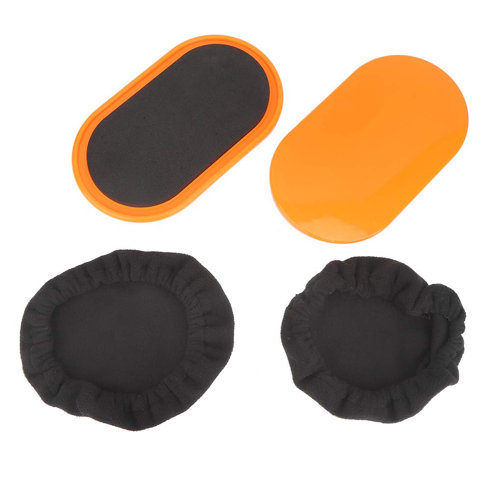 Leapiture 2Pcs Fitness Sliders Yoga Sliding Disks Exercise Sliders Carpet Fitness Disc Training Slider for Working Out, Exercise Sliding Plates for Abdominal Core Strength Training