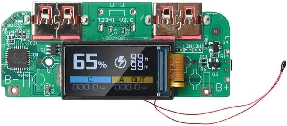 UrbanHui 22 5W USB Power Bank Module Fast Charging Stepdown Converter With Integrated Protection Circuits, Multiple