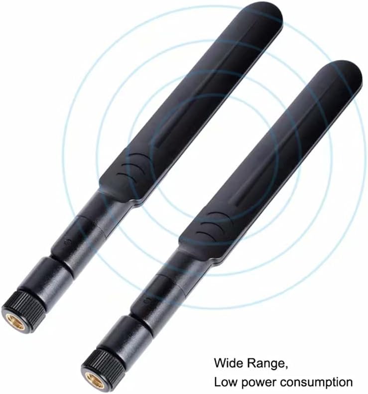 QUEENTI 2 8dBi 2.4GHz 5.8GHz +2 15CM PS4 x WiFi RP-SMA Male Antenna Dual Band x U.FL/IPEX to RP-SMA Female Pigtail