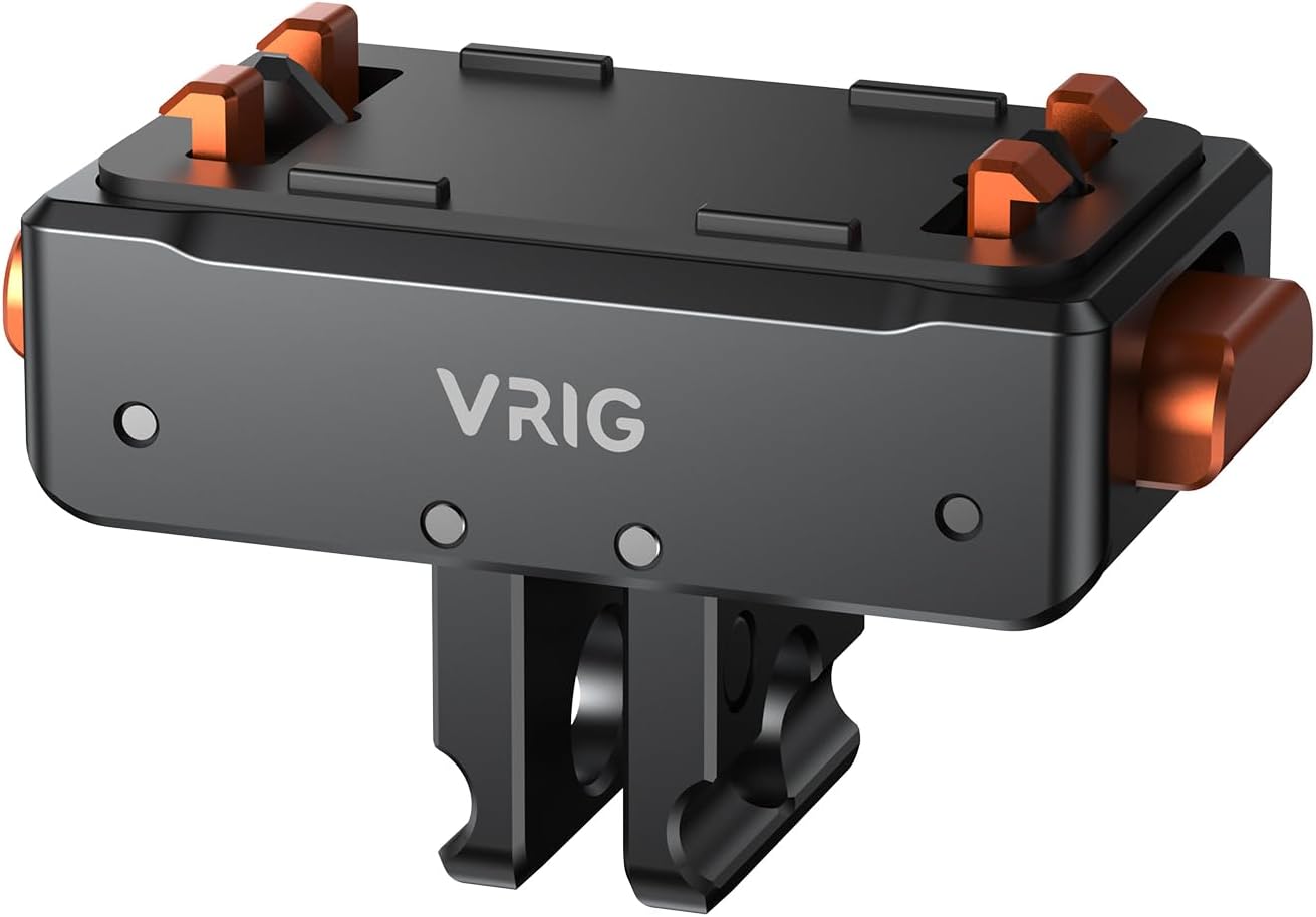 VRIG Select X5 Insta360 Pro2, Insta360 X5/X4 1/4" 2-Prong VRIG Magnetic Quick Release Mount for Ace Aluminum Alloy