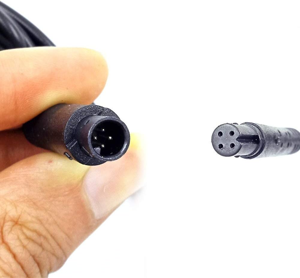 YQMAJIM 4 16.5Ft (4-pin 16.5ft) Pin Dash Cam Rear View Backup Camera Reverse Car Recorder Cable Extension Cord