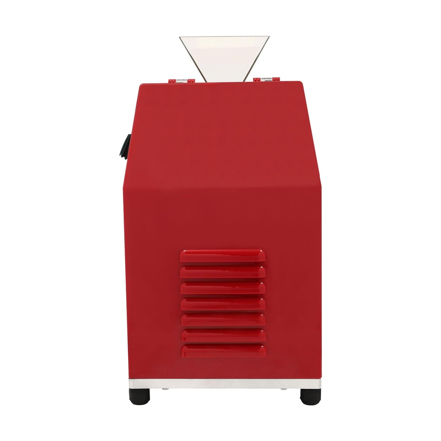 Commercial Meat Cutting Machine, 1100W Meat Shredding Machine, 3.5mm Blade Electric Meat Cutter, Stainless Steel Restaurant Food Cutter, for Kitchen Supermarket Lamb Beef Chicken, Red