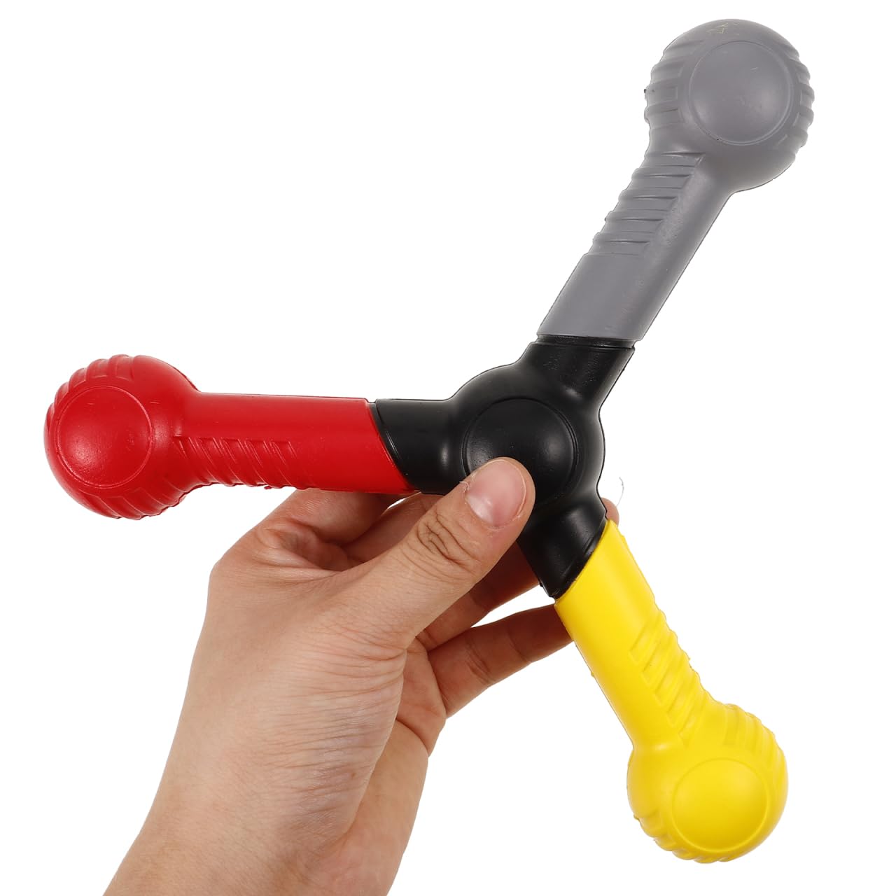 Toddmomy Reaction Training Stick - 3-Handle Speed and Reflex Trainer for Hand-Eye Coordination - Soft PU Agility Tool for Baseball, Football, Basketball and Soccer Drills - Improving Cognitive Focus