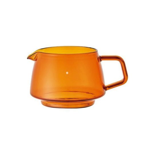 KINTO 21748 SEPIA Jug, 2 cups, Amber, Microwave and Dishwasher Safe, Scale Included