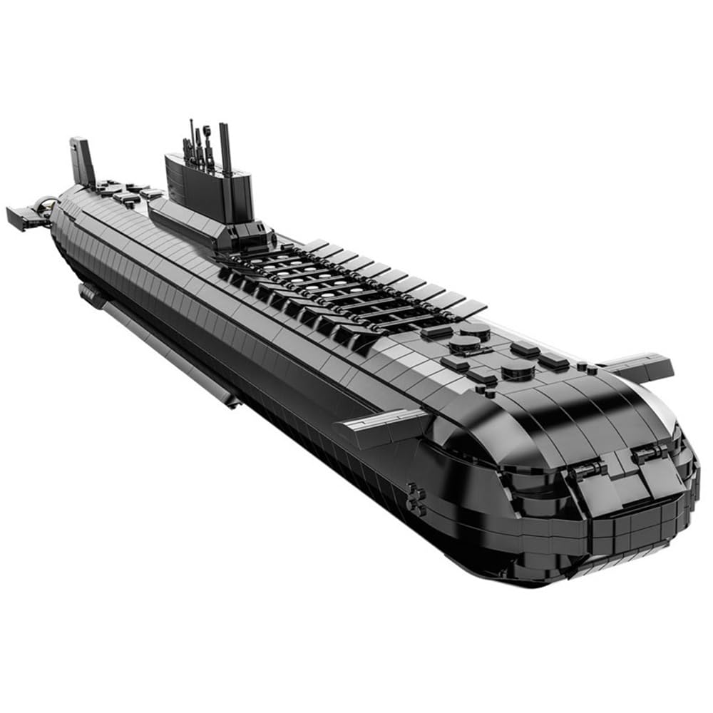 Wyiauy 941 Nuclear Submarine Military Series Battleship Building Kit, 4474 Pieces - The World's Largest Nuclear Submarine, Toy Gift Ship Building Block Set for Adult Collection